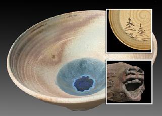 Unique clay, functional pottery and cast bronze sculpture